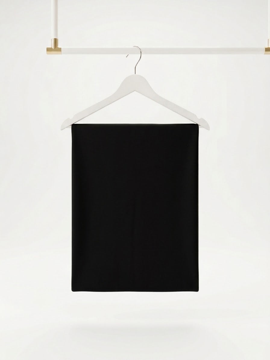 Hijab jersey premium noir intense